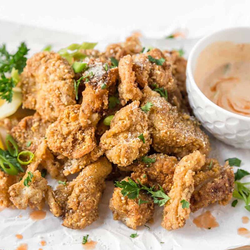 Crispy Fried Oyster Mushrooms