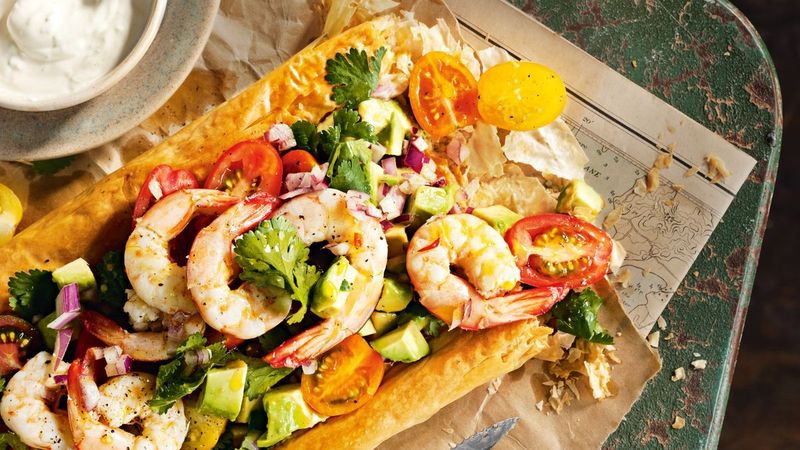 Prawn and Avocado Tart