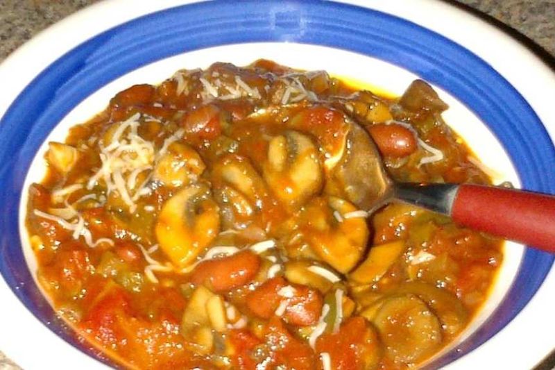 Slow-Cooked Mushroom Chili