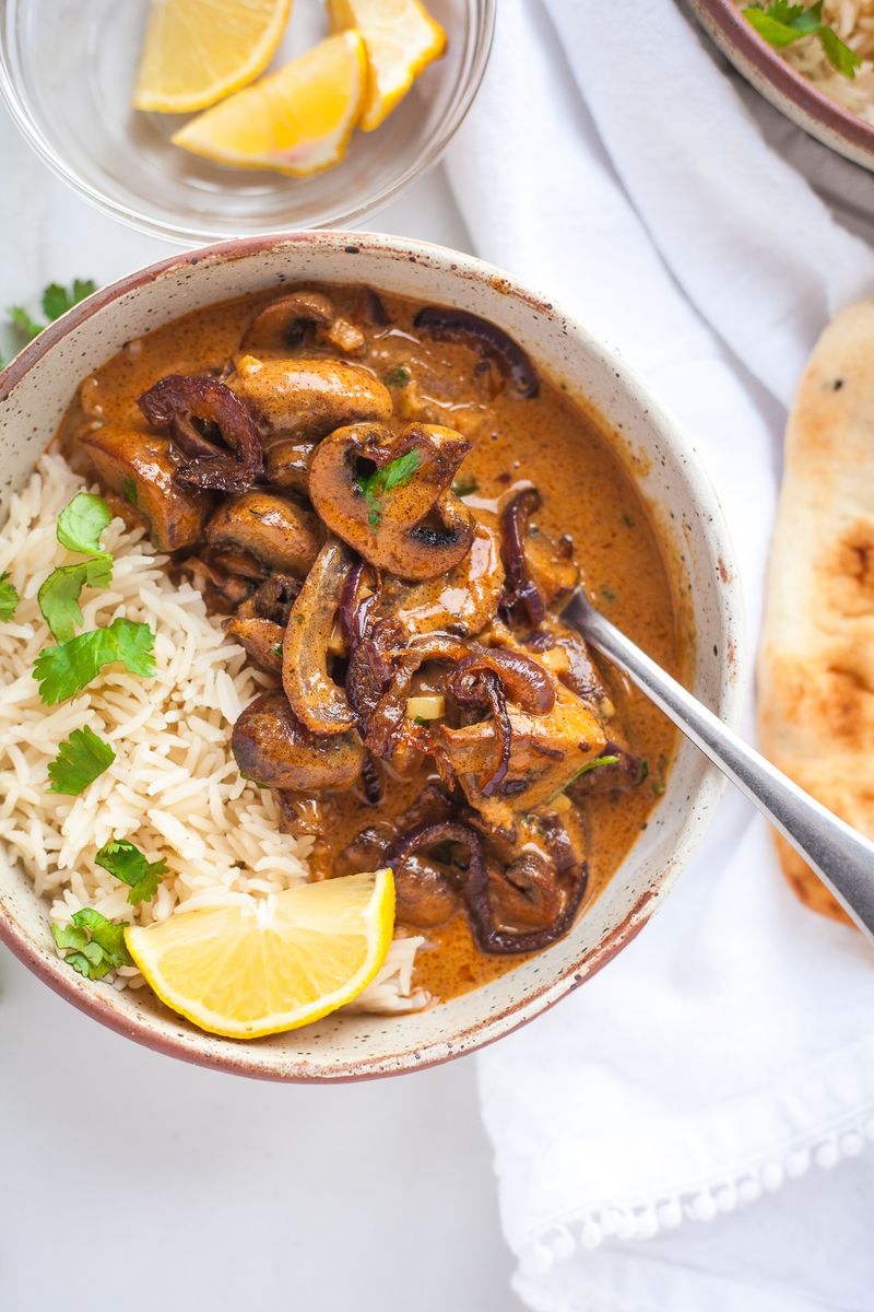 Slow-Cooked Mushroom Curry