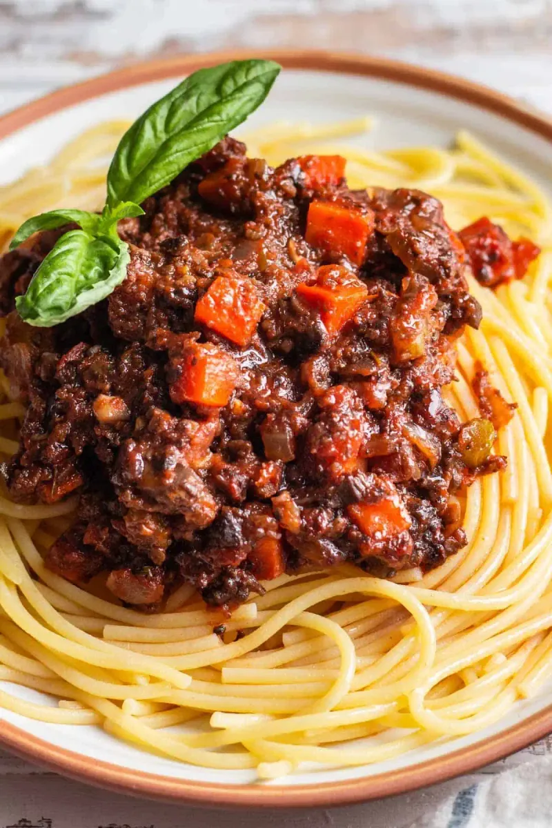 Slow-Cooked Mushroom Bolognese