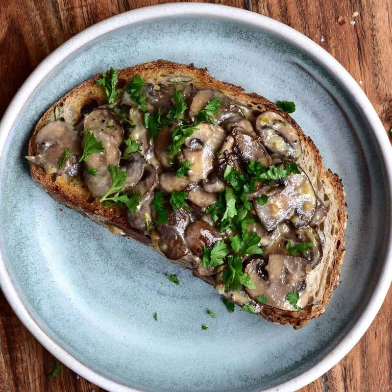 Creamy Mushroom Toast