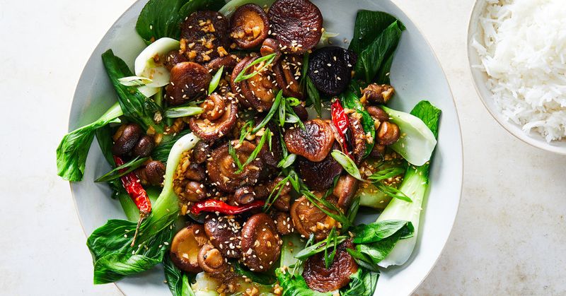 Soy-Glazed Shiitake Stir-Fry