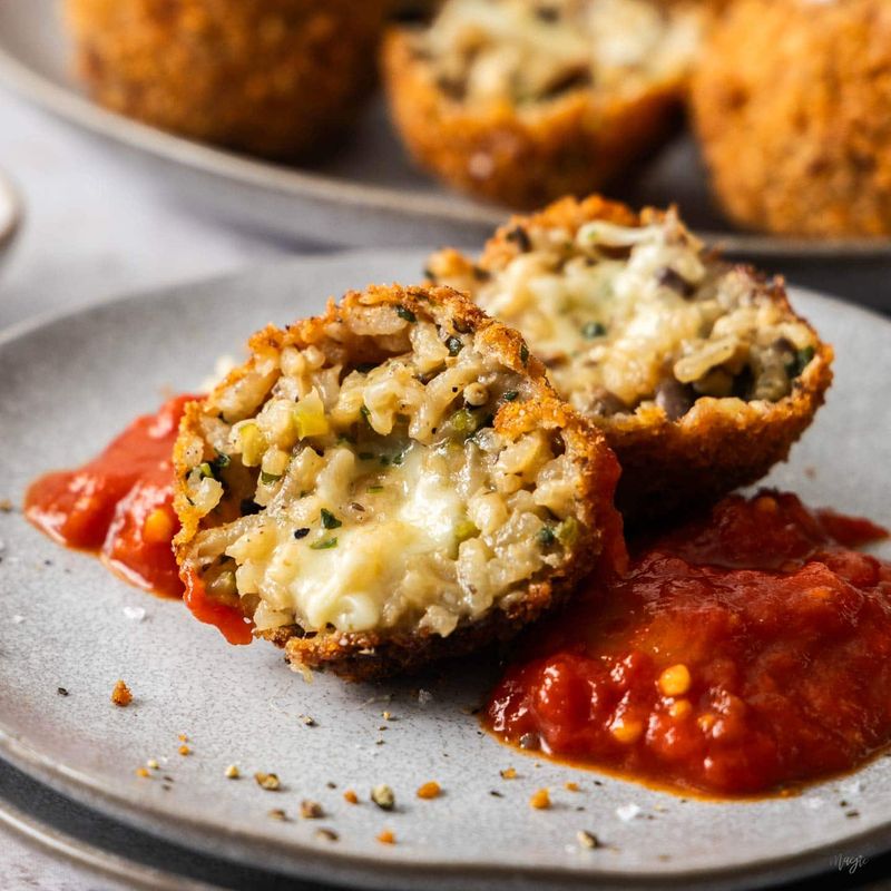 Porcini Mushroom Risotto Arancini