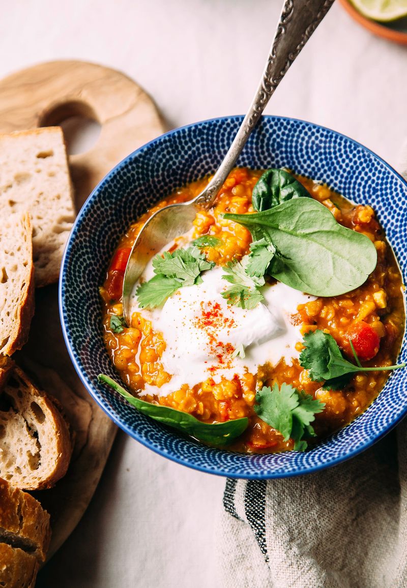 Mustard Lentil Soup