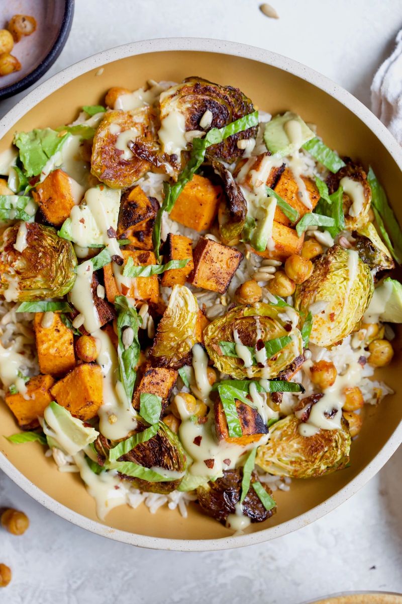 Mustard Tahini Grain Bowl
