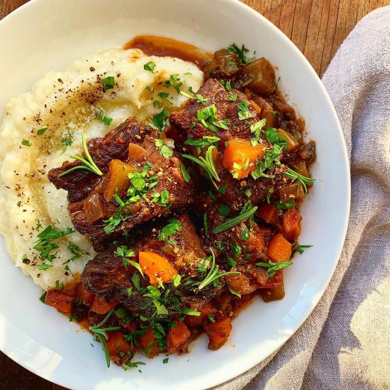 Mustard Braised Short Ribs