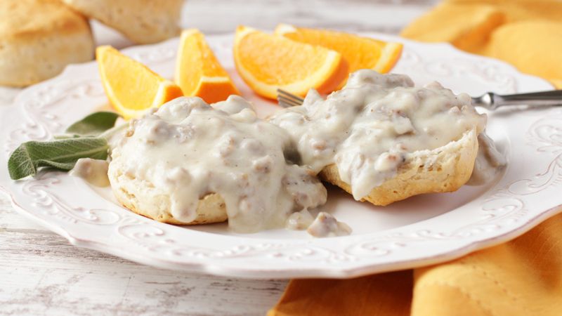 Biscuits and Gravy in the American Midwest