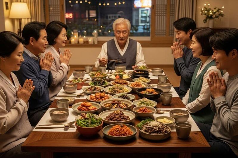 No Touching Food Before the Eldest Person Eats in South Korea