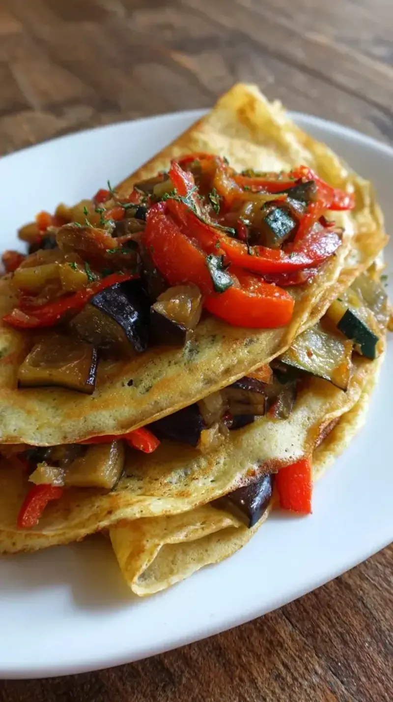Ratatouille Crepe