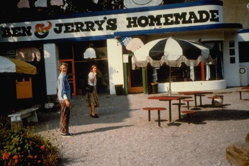 Ben and Jerry's: An Ice Cream Shop in a Gas Station