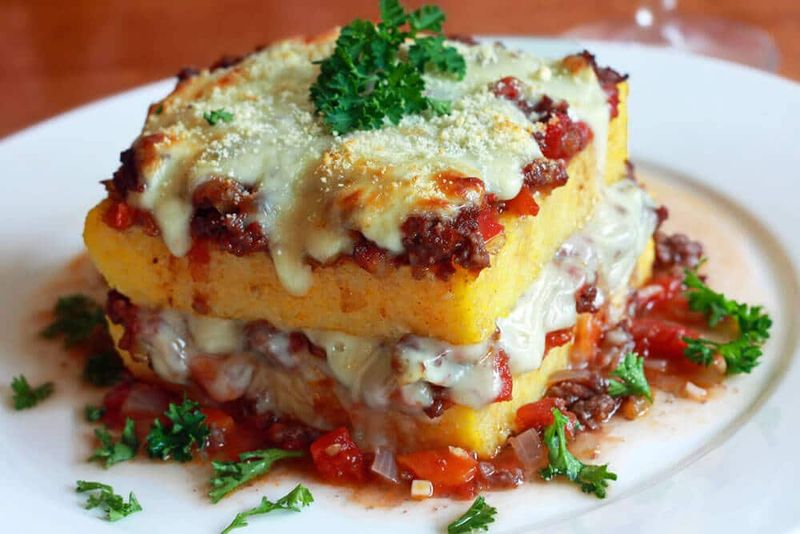 Polenta Lasagna Layers