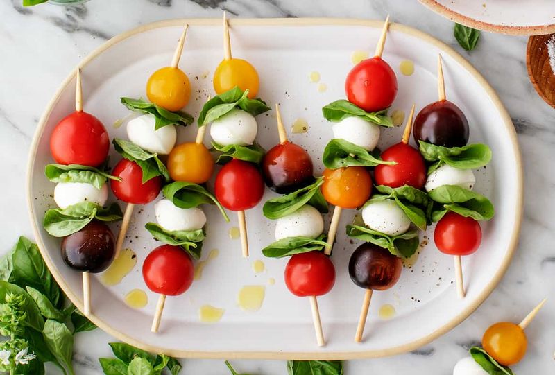Bruschetta Bites on Skewers