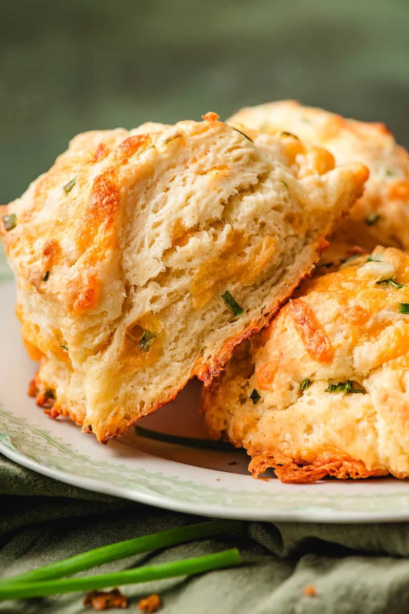 Cheddar and Chive Scones