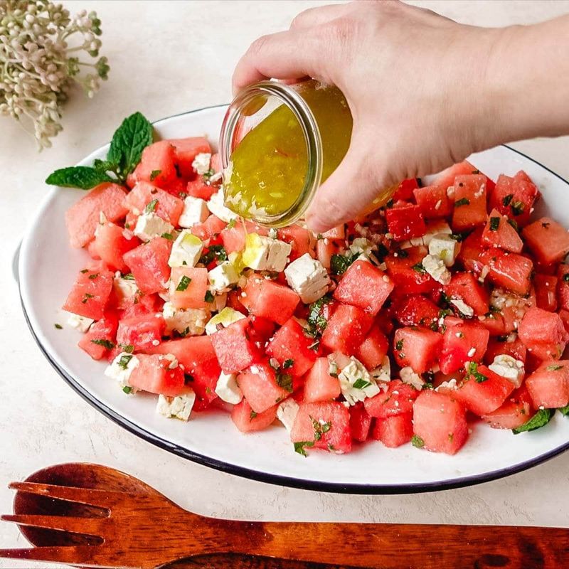 Watermelon and Feta Cheese