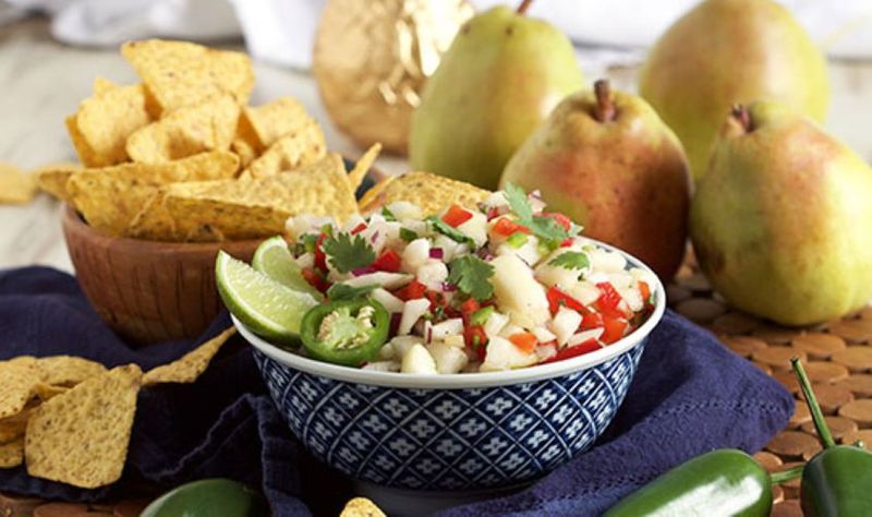 Fresh Pear and Avocado Salsa