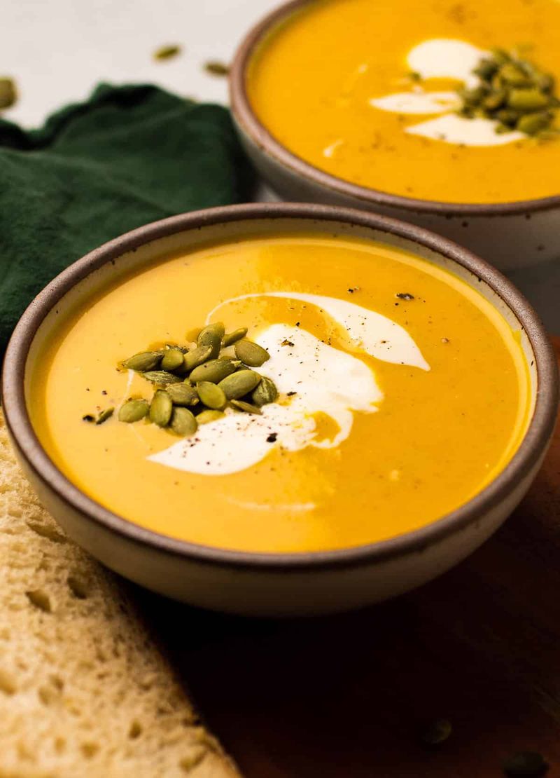 Spiced Pear and Butternut Squash Soup