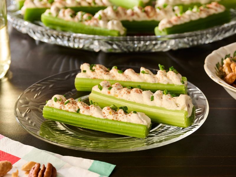 Stuffed Celery with Cream Cheese