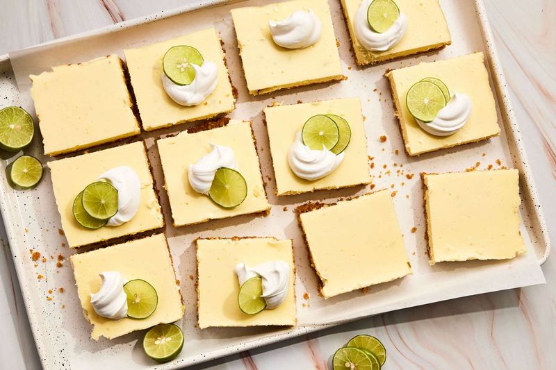 Lime Cheesecake Bars