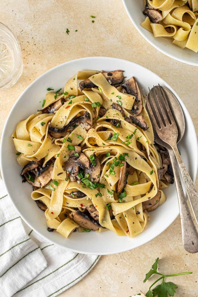 Mushroom and Truffle Tagliatelle