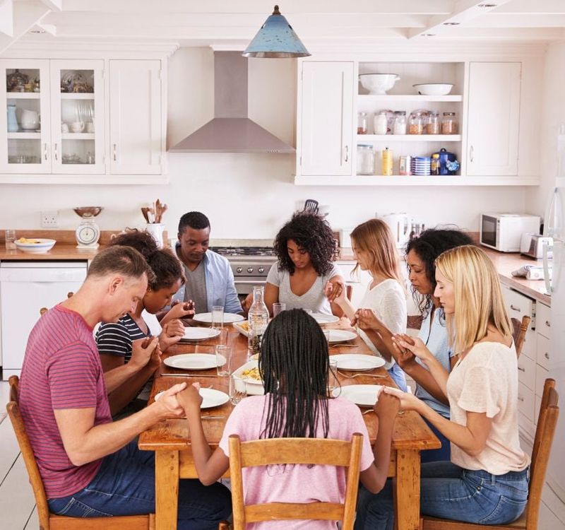 Saying Grace or a Meal-Time Prayer