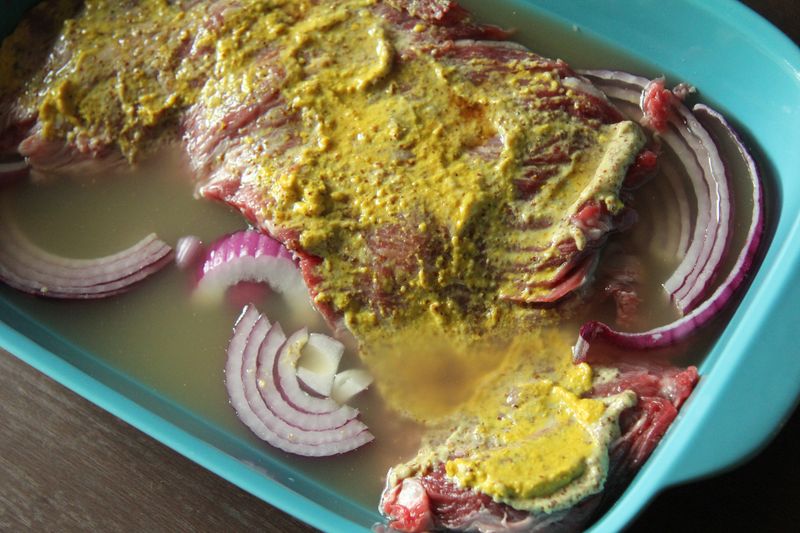 Pickle-Marinated Steak