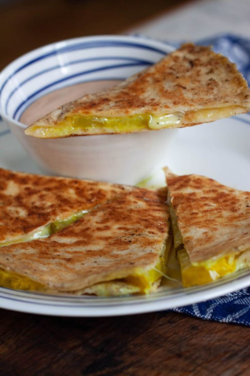 Pickle Quesadillas