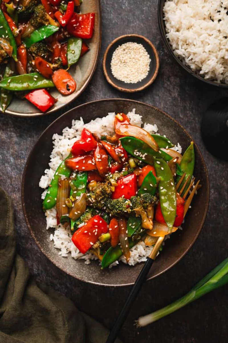 Soy Sauce and Sesame Oil Stir-Fry