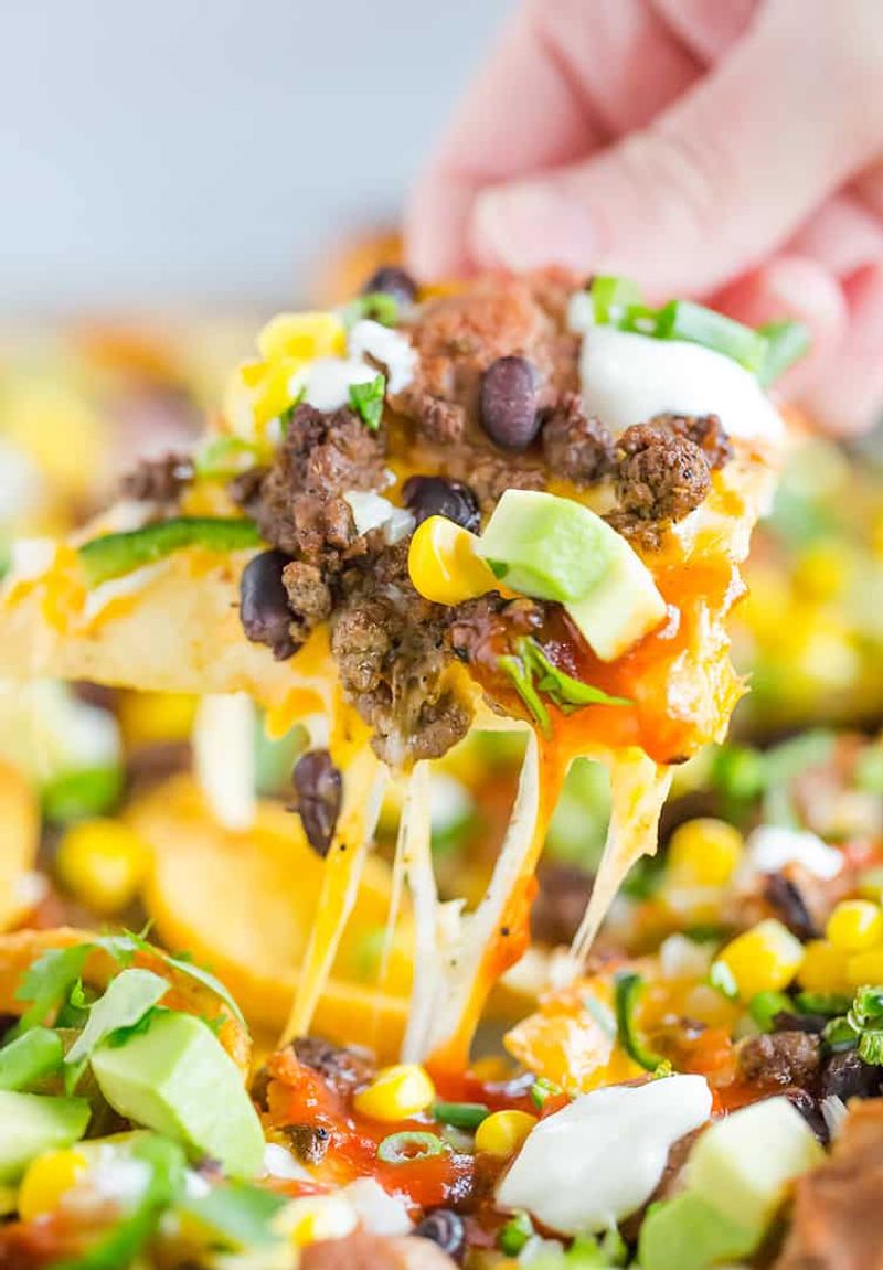 Cheesy Beef Nachos