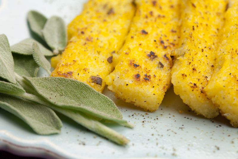 Pan-Fried Polenta with Sage Butter