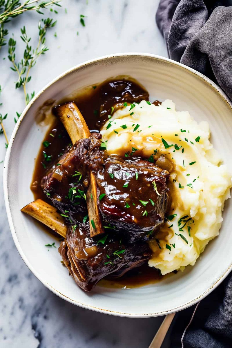 Beef Short Ribs in Dark Beer Sauce