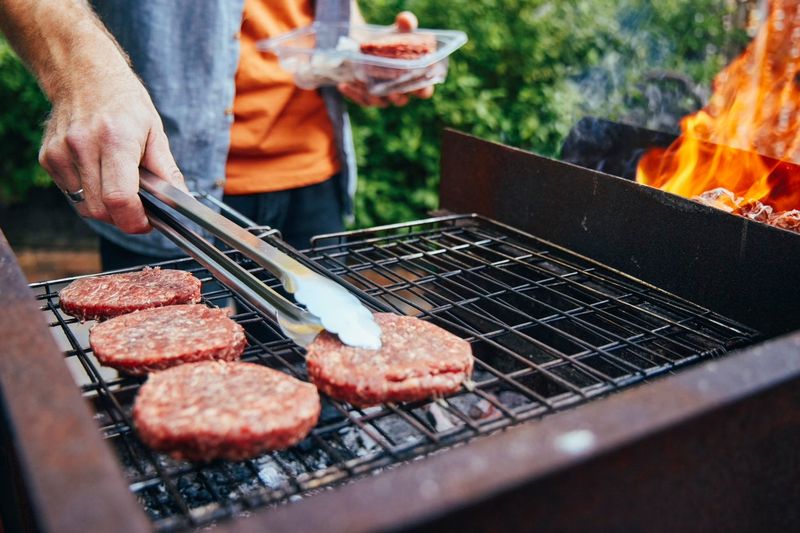 Barbecue Food During the First Warm Weekend of the Year