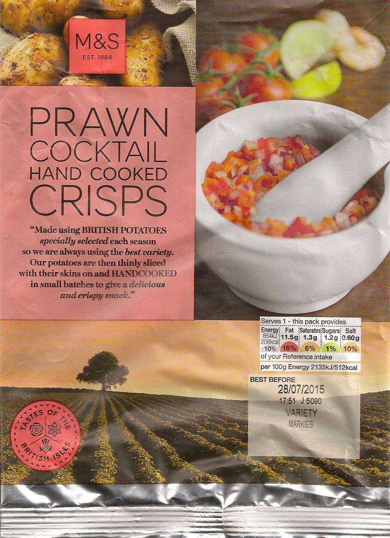 Snacking on Crisps with Unusual Flavors