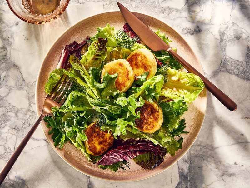 Baked Goat Cheese Salad