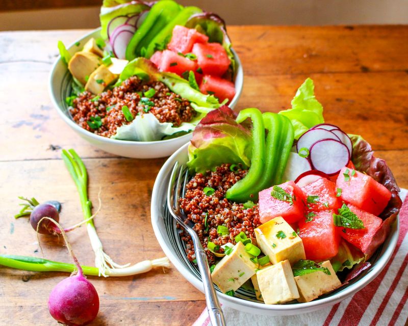 Watermelon Radish Grain Bowl