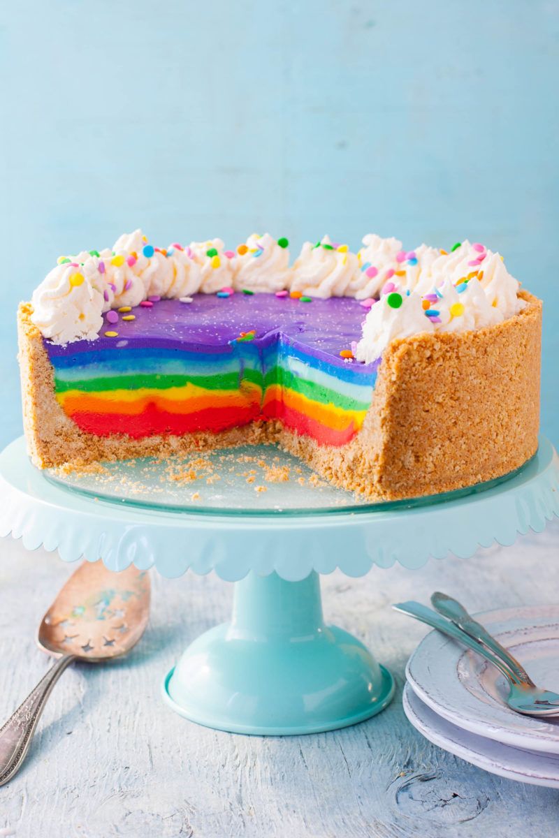 Rainbow Cheesecake