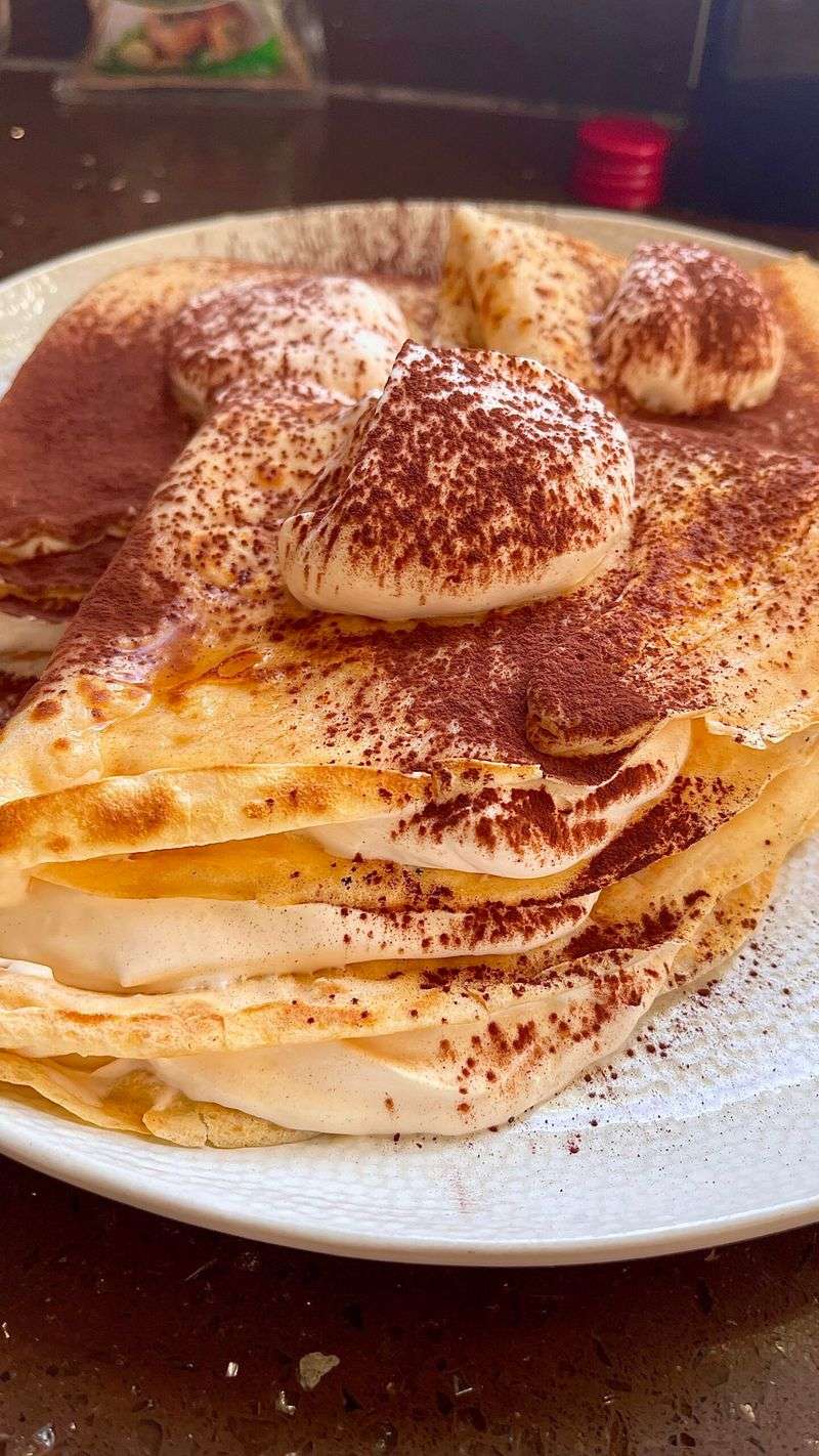 Tiramisu-Inspired Crepe