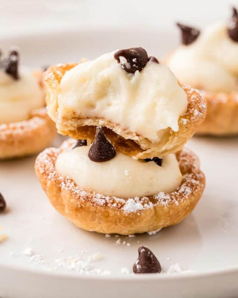 Ricotta and Chocolate Chip Cannoli Cups