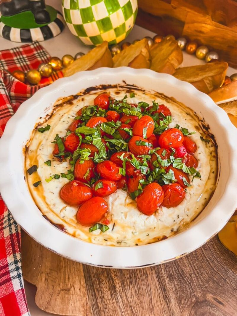 Baked Ricotta with Roasted Tomatoes
