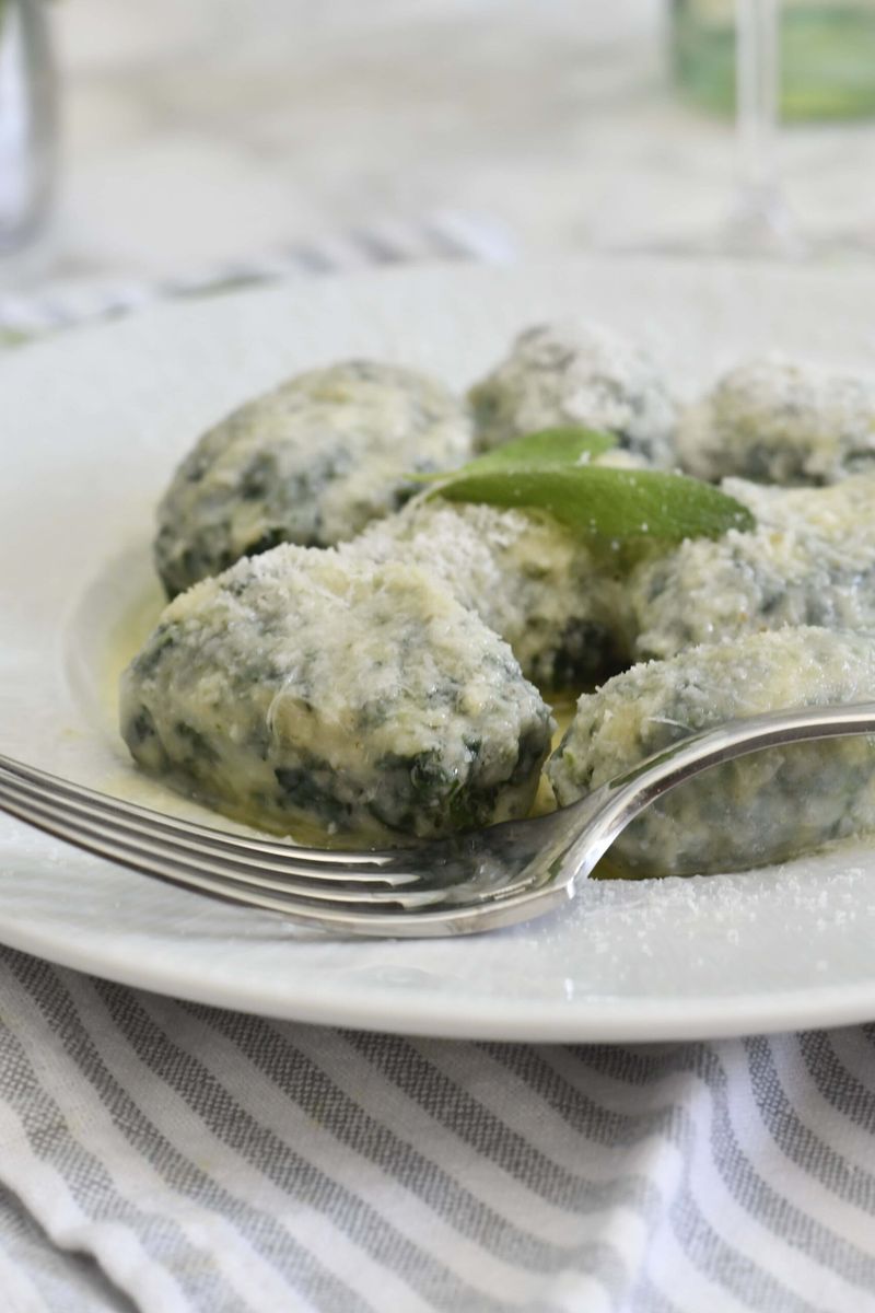 Ricotta and Spinach Gnudi