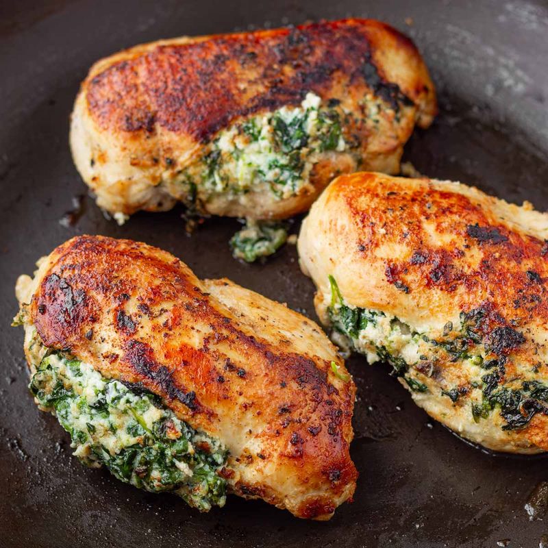 Ricotta and Herb Stuffed Chicken Breast