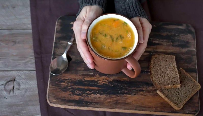 Warm Soup at a Rest Stop