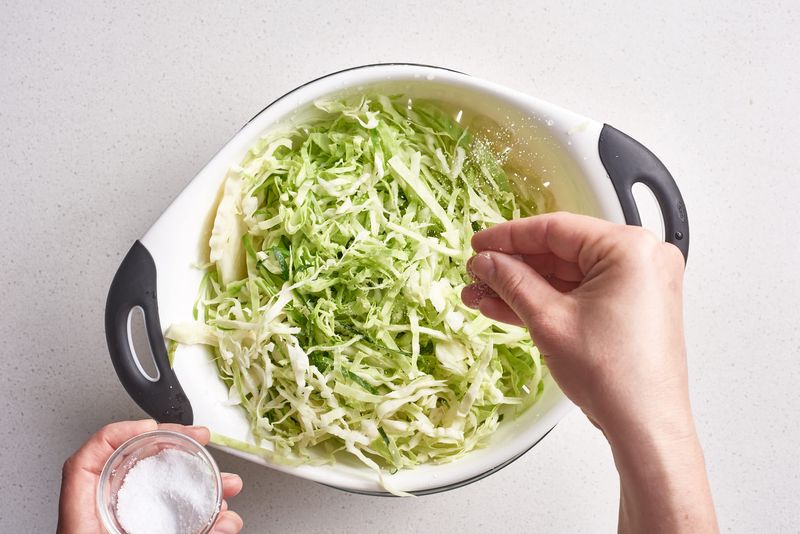 Massage It With Salt for a Quick Slaw