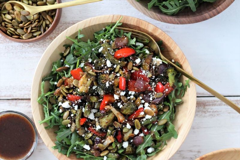 Warm Roasted Vegetable Salad