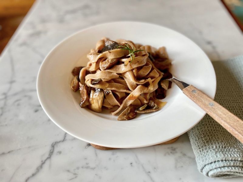 Chestnut Pasta with Brown Butter and Sage