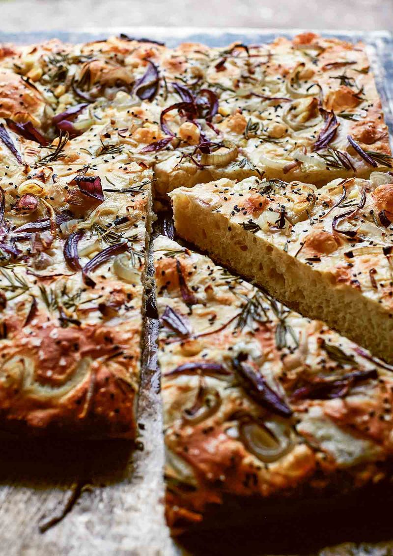 Roasted Onion Focaccia