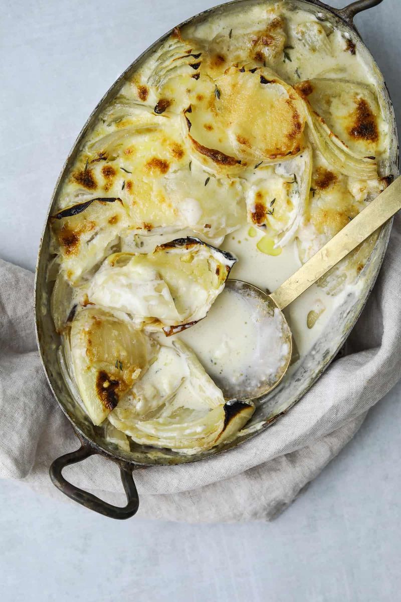 Onion and Gruyere Gratin