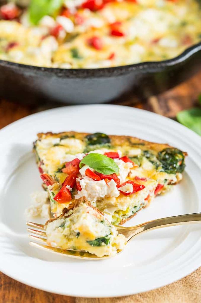 Roasted Pepper Frittata