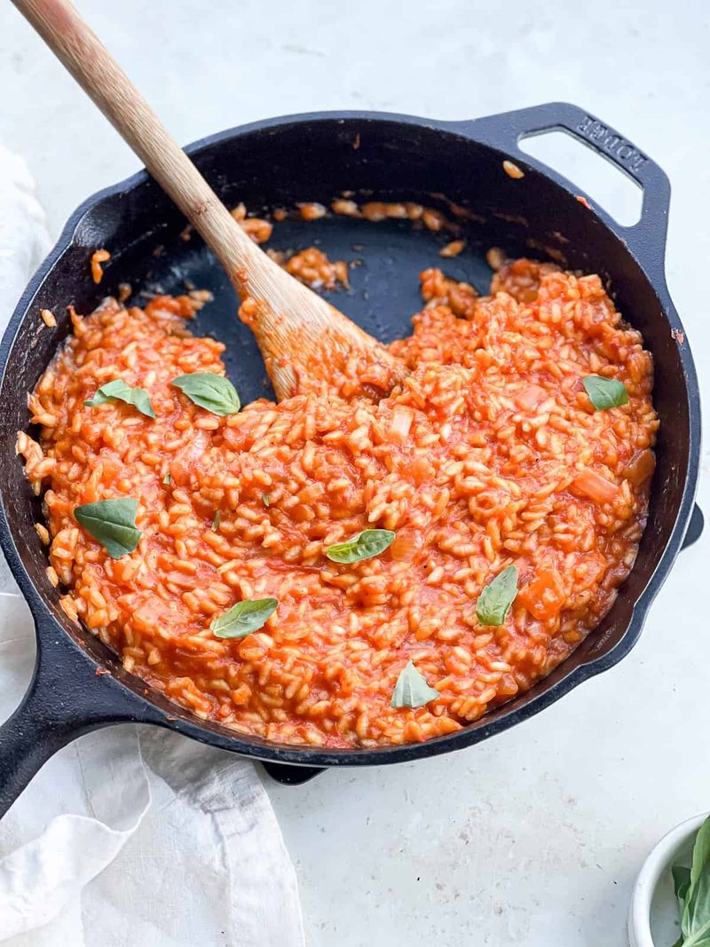 Roasted Pepper Risotto