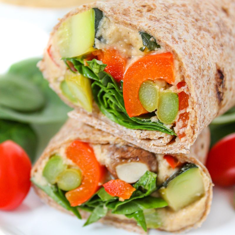 Roast Vegetable Wraps